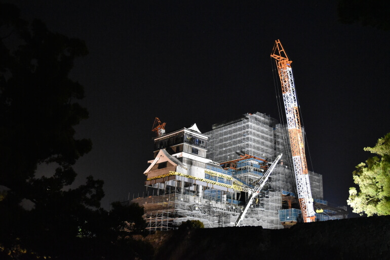 熊本城、天守閣