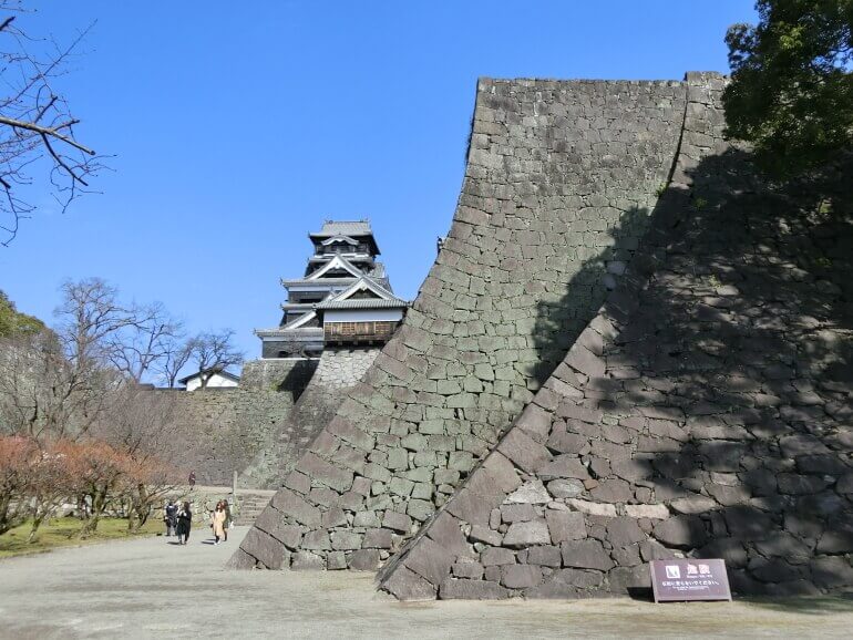 熊本城、二様の石垣