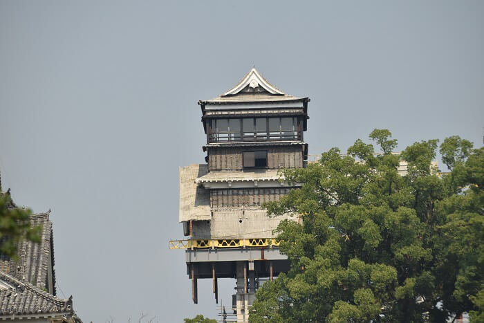 二の丸広場、小天守、熊本城