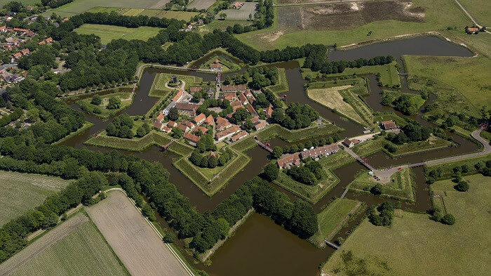 バウルタンゲ要塞、オランダ、ヨーロッパ、稜堡式