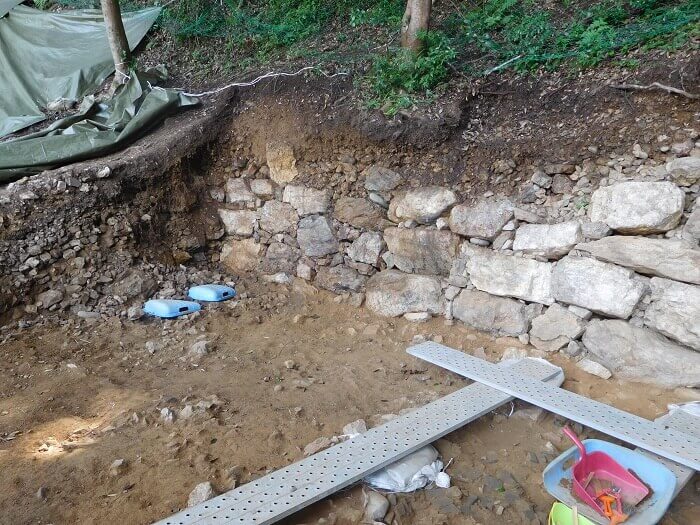 岐阜城、信長居館、庭園遺構