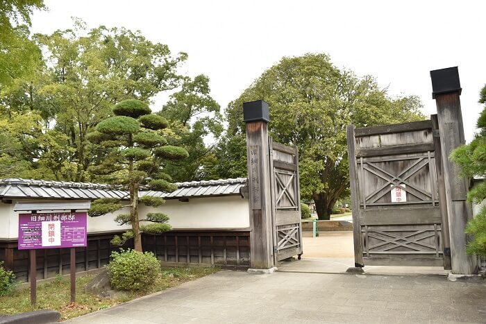 熊本城、細川刑部邸、紅葉