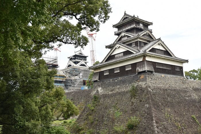 熊本城、宇土櫓、石垣