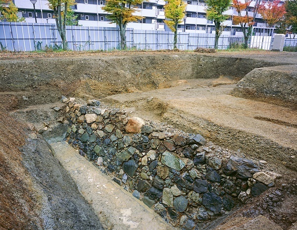 指月城、石垣