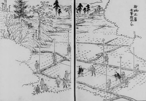 検地の様子