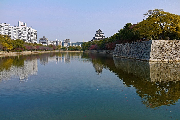 広島城、水堀