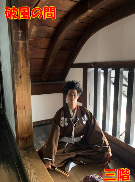 犬山城、破風の間