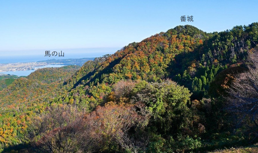 十万寺城、番城、馬の山