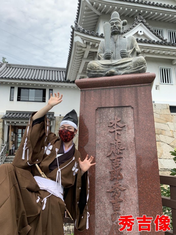 前田慶次、墨俣城、秀吉像