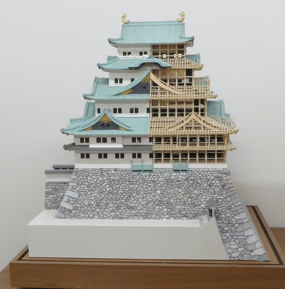 名古屋城天守閣の木造模型