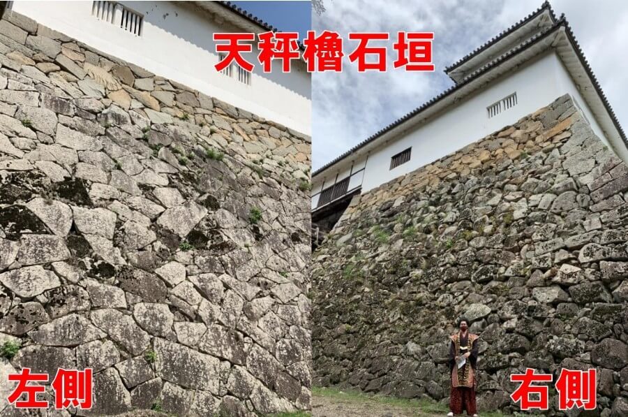 彦根城、天秤櫓、石垣