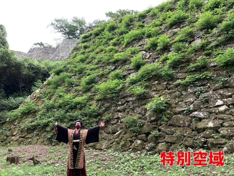 彦根城、高石垣