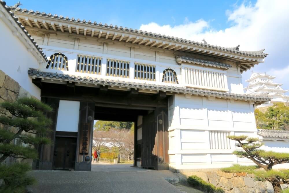 姫路城、菱の門