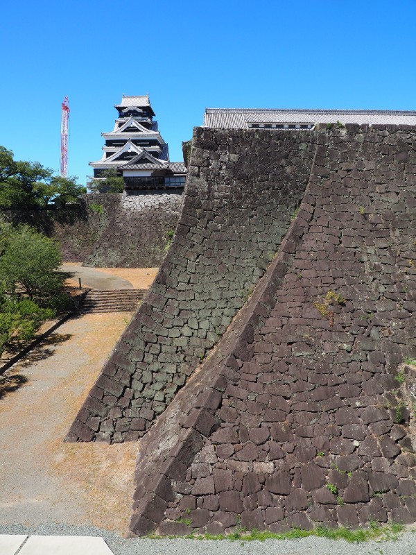 熊本城、二様の石垣