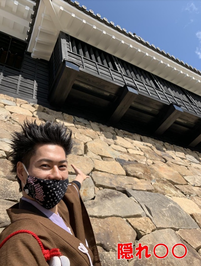 前田慶次、清洲城、天守閣