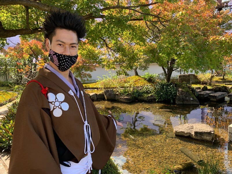 前田慶次、清洲城、庭園