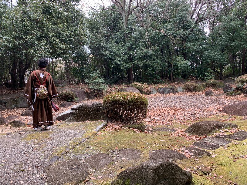 岩崎城、前田慶次、枯池