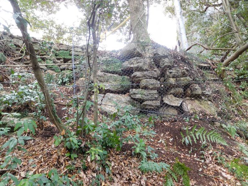 斎藤道三時代の稲葉山城石垣