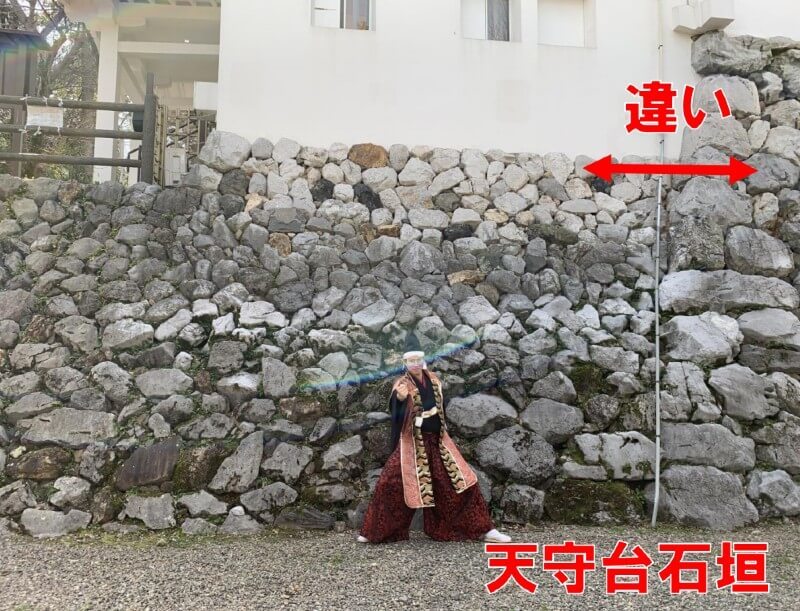 前田慶次、大垣城、天守台石垣