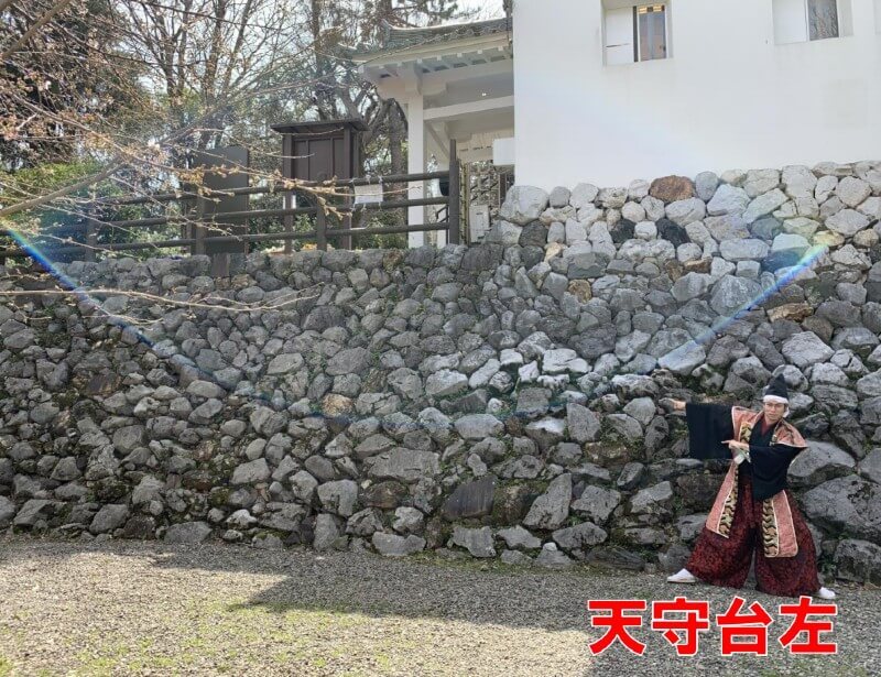 前田慶次、大垣城、天守台石垣