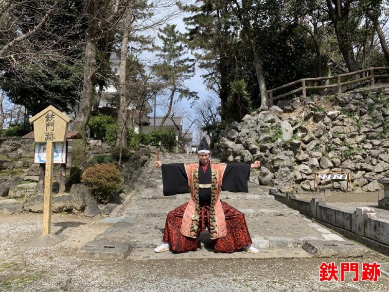 大垣城、鉄門跡
