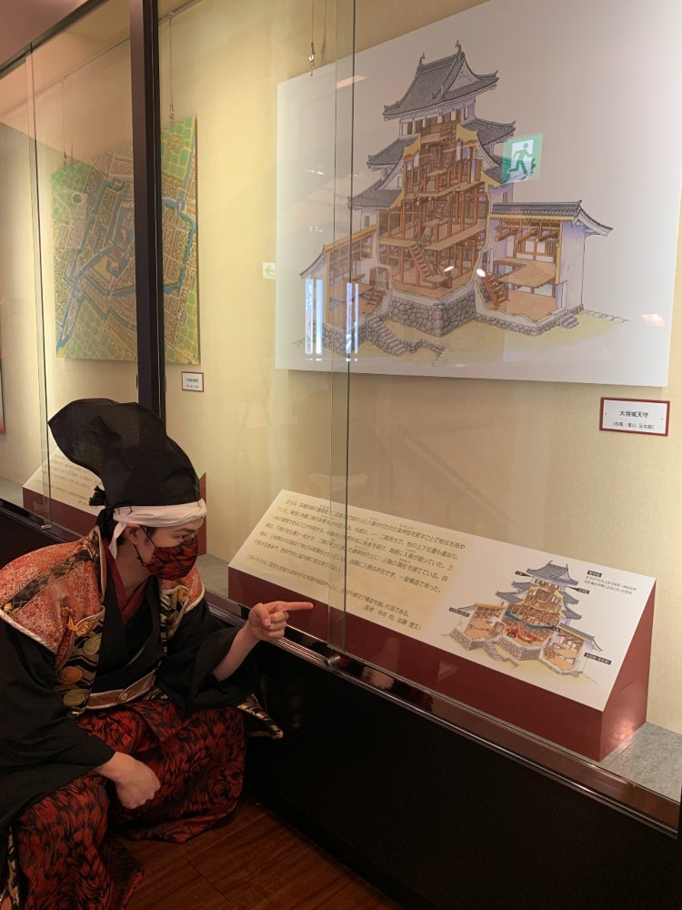 大垣城、天守、展示