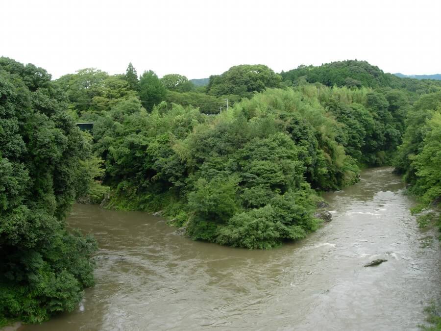 長篠城全景