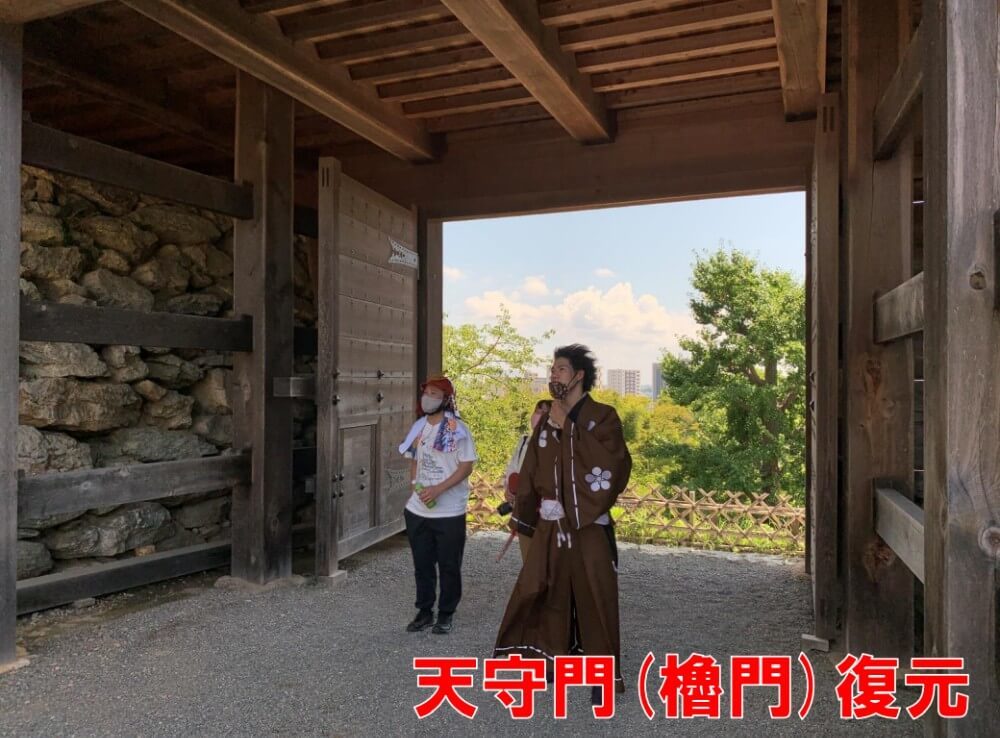 浜松城、天守門