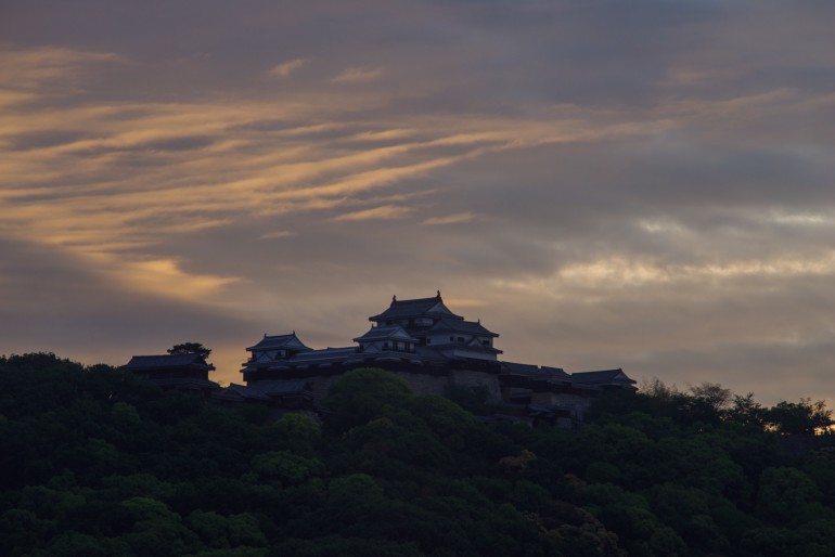 松山城,城びと