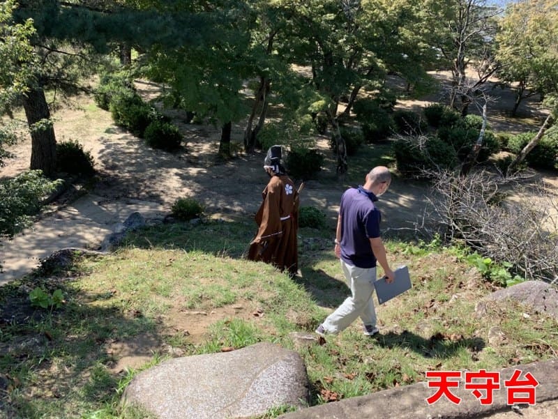 松坂城、天守台