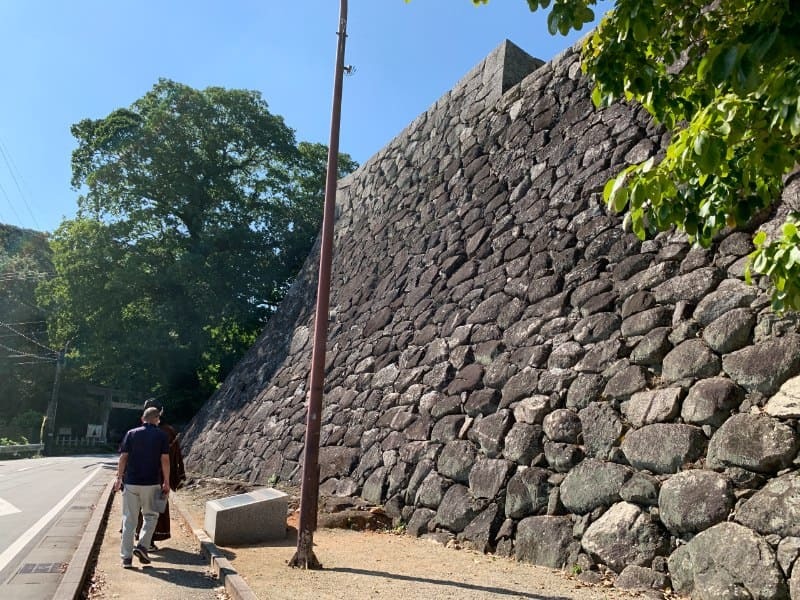 松坂城、石垣、御米櫓跡