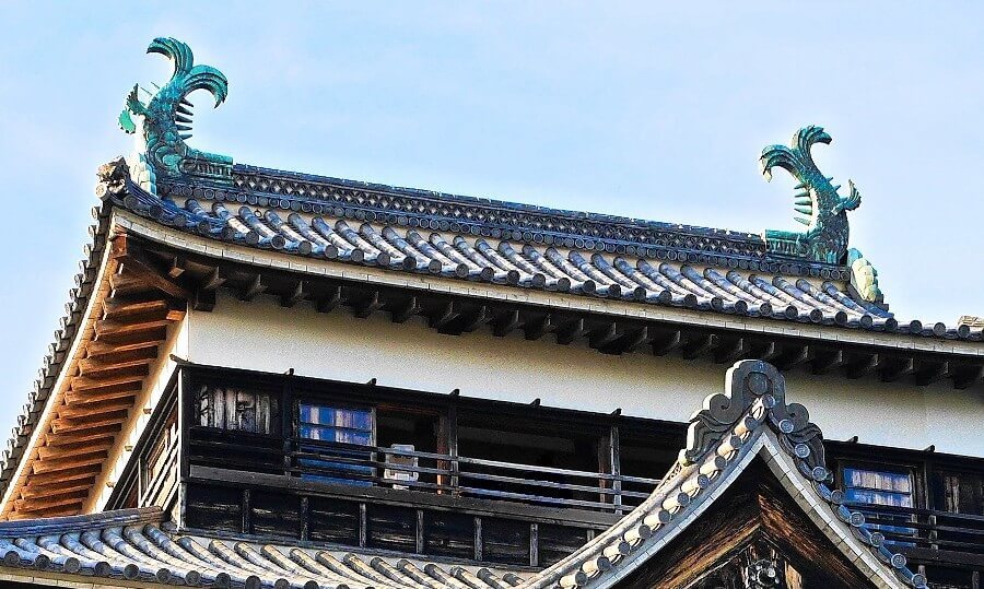松江城、鯱
