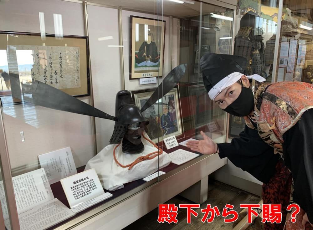 伊賀上野城、天守、展示