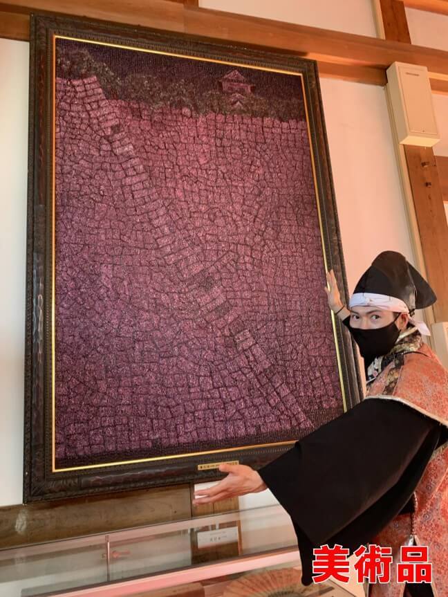 伊賀上野城、天守、展示