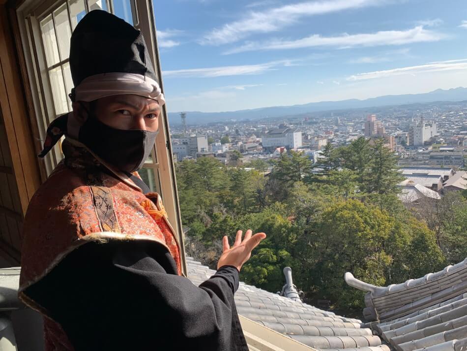 伊賀上野城、天守