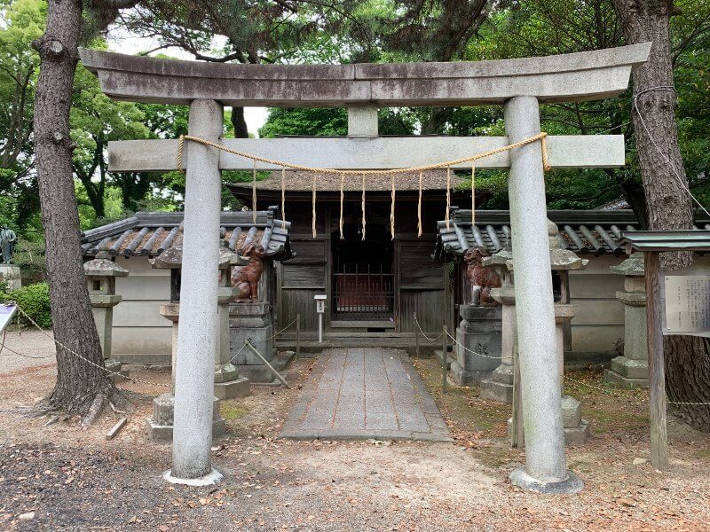 西尾城、御劔八幡宮