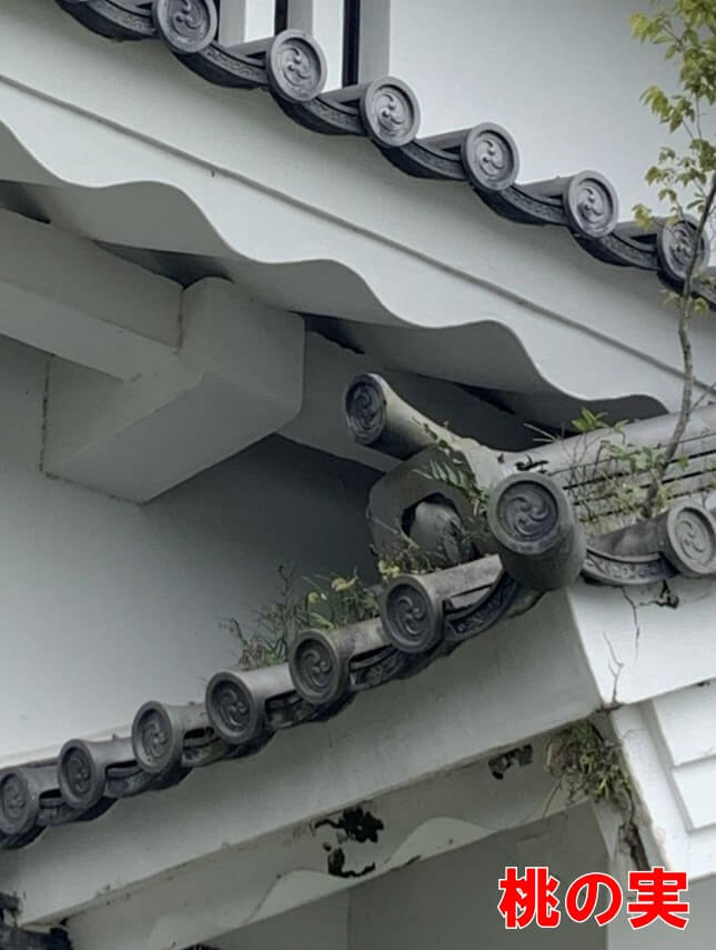 吉田城、鉄櫓、鬼瓦