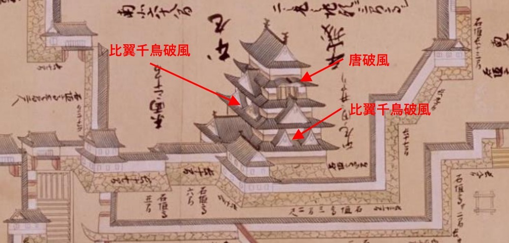 出雲国松江城絵図