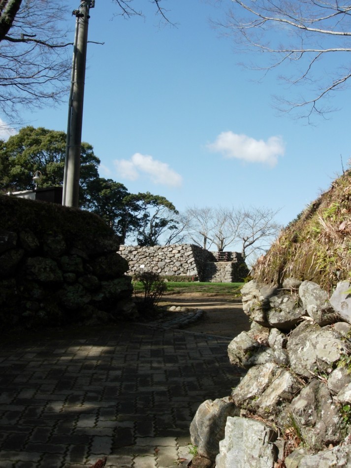 二俣城、天守台