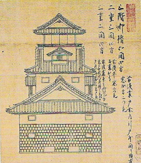 金沢城三階御櫓之図