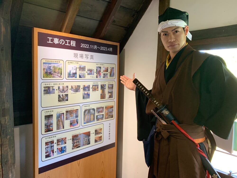 前田慶次、郡上八幡城、展示室