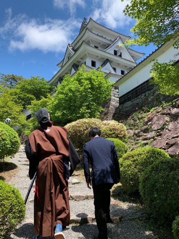 前田慶次、郡上八幡城、天守