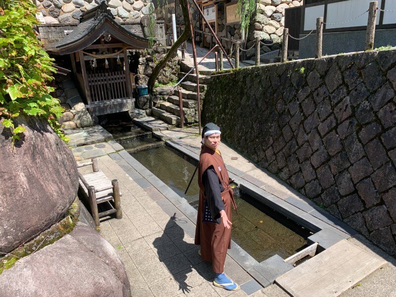 前田慶次、郡上八幡城、宗祇水