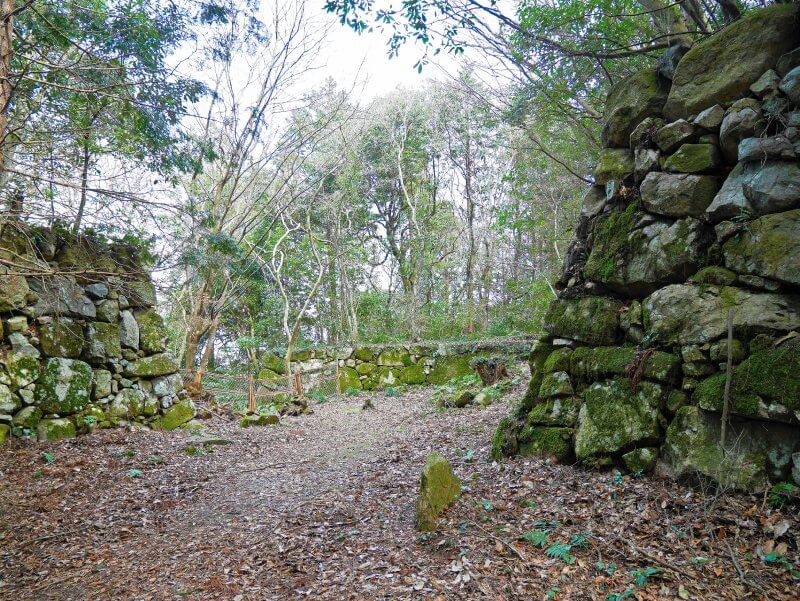 安土城、伝本丸東虎口