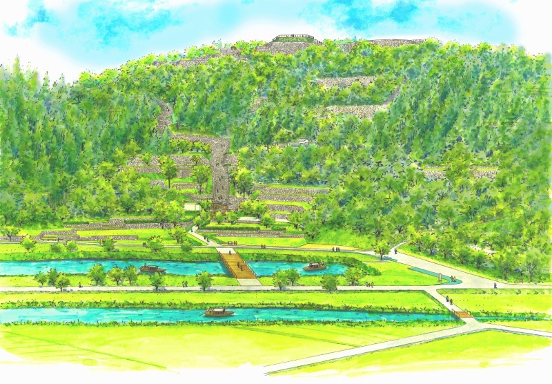 安土城、整備計画