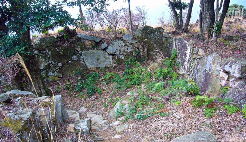 清水山城、二ノ丸東虎口枡形