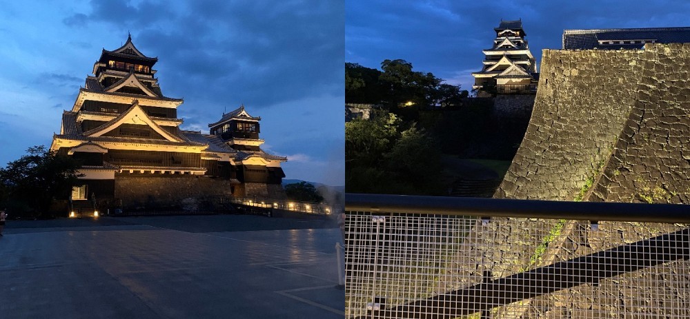 熊本城、夏の夕涼み開園