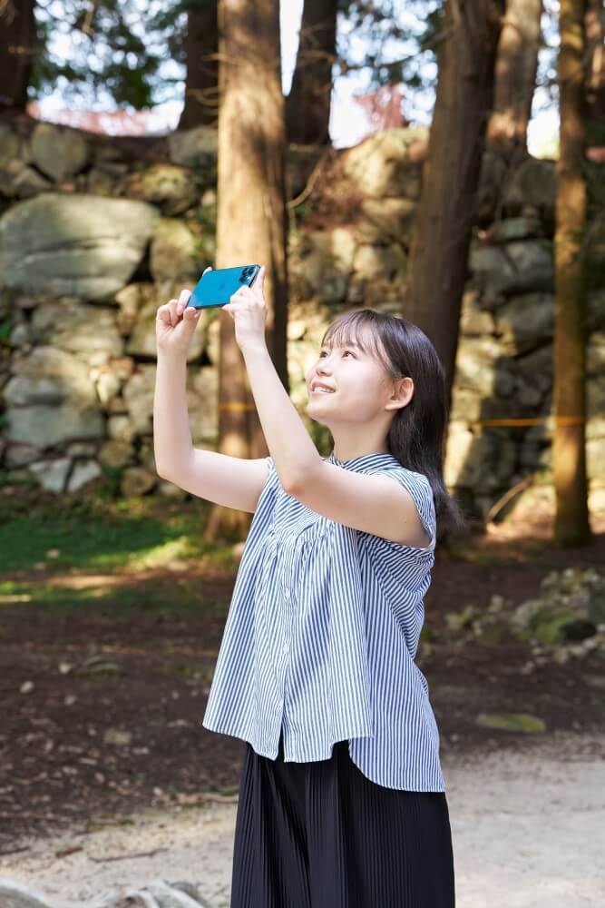 ARスマホアプリ、安土城