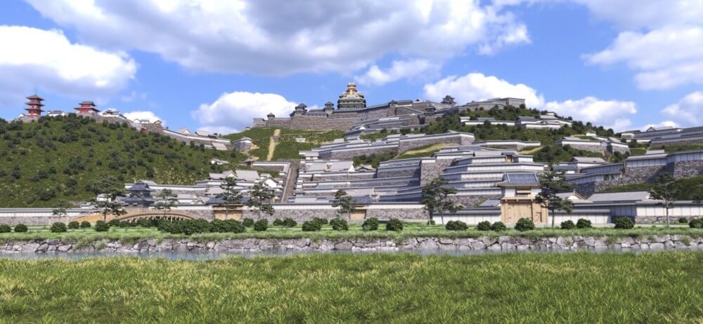 ARスマホアプリ、安土城