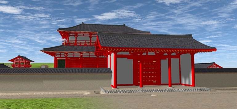 武蔵国分寺復元体験アプリ『むかしへGO! 武蔵国分寺』